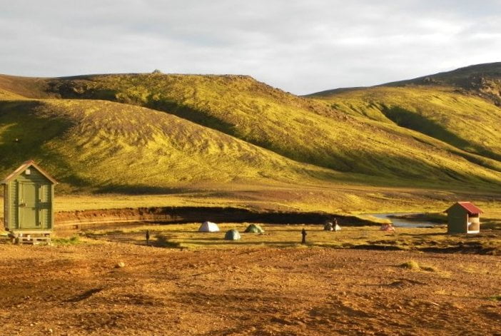 Islanda, sul Laugavegur: campeggio sul lago